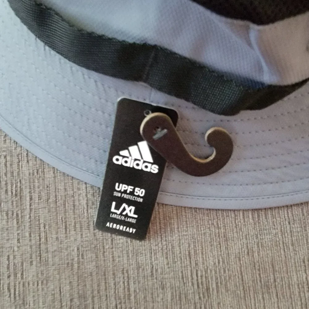 Men's Adidas Victory III Bucket Hat, Size: Large/XL, Med Grey